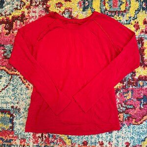 Athleta Momentum Seamless Top in Red Size XL